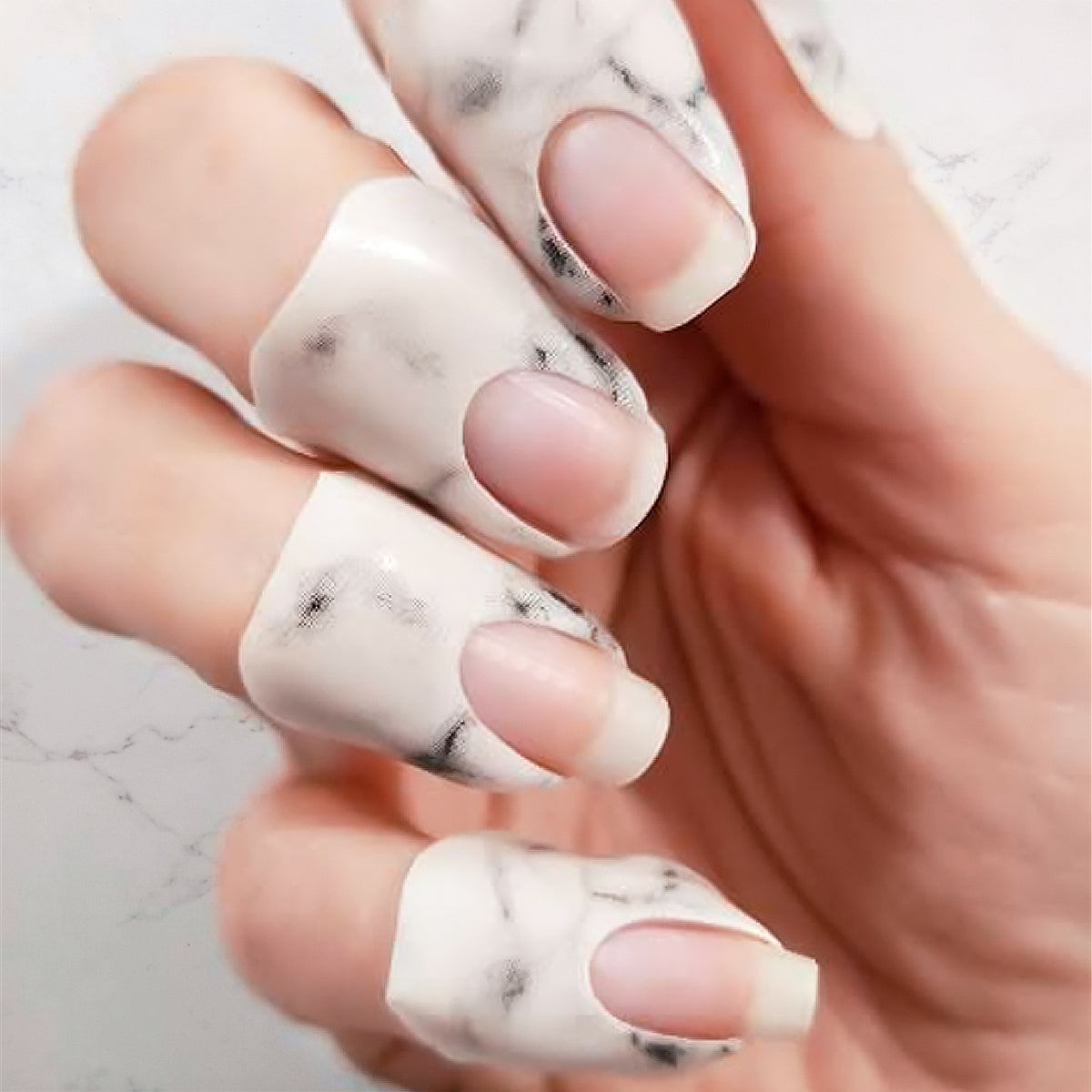 Hand showing perfect edge pieces