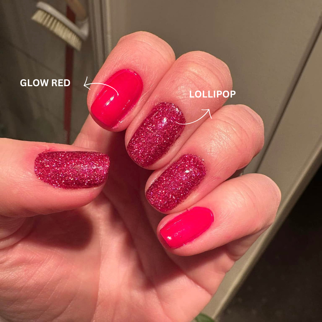 Glow Red - Classic Neon Nail Powder