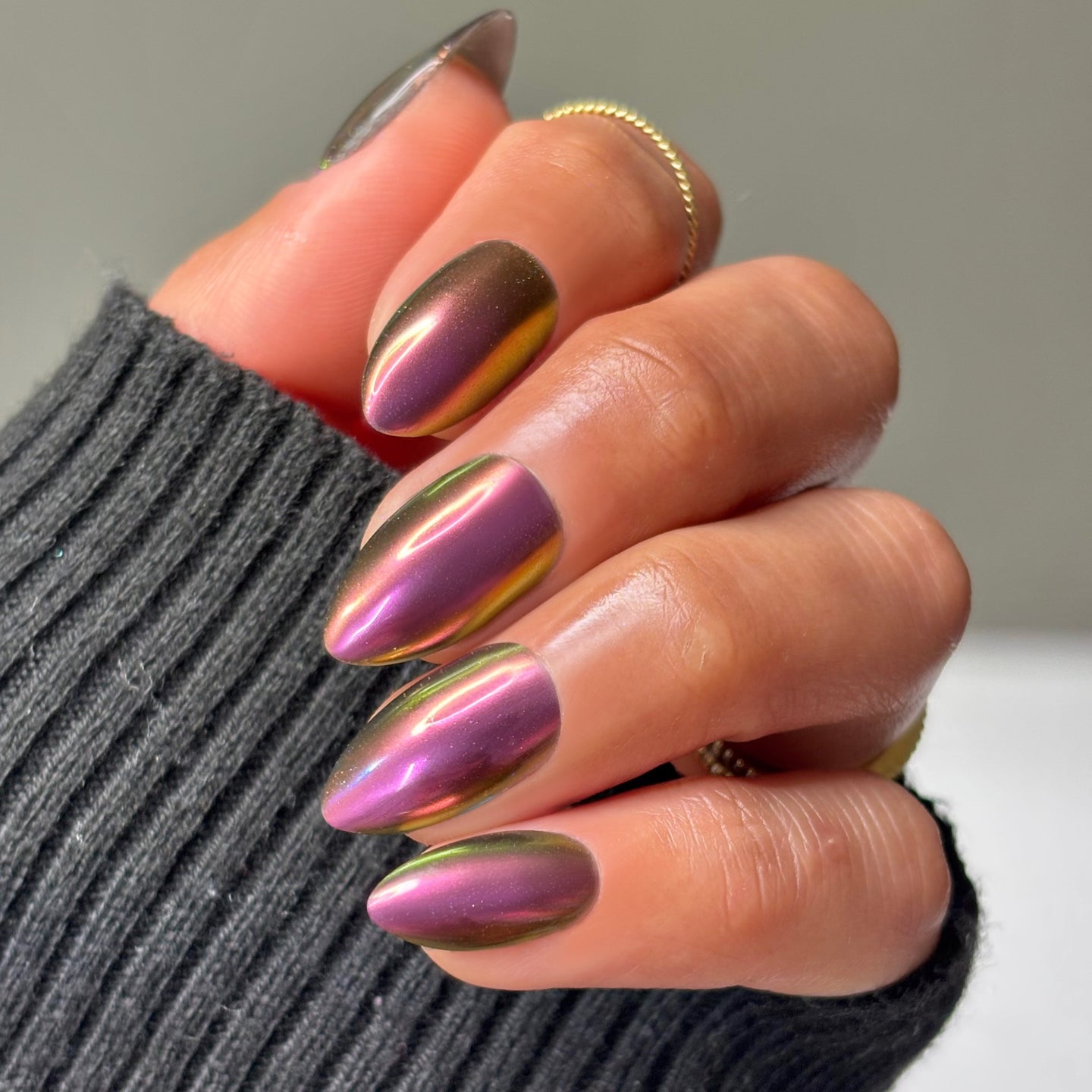 Dark Purple Prism - Holographic Nail Powder