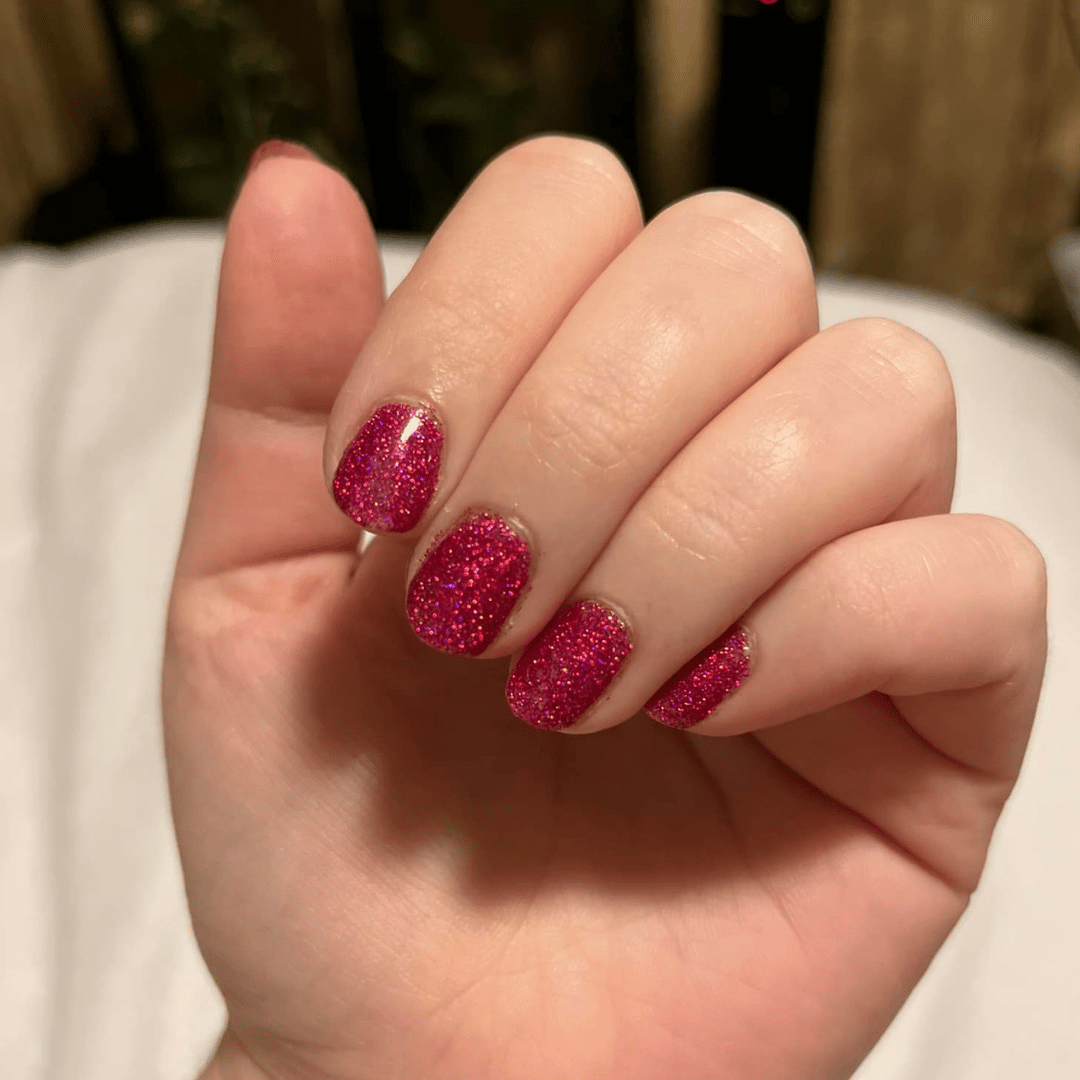 Luminous Red - Matte Neon Nail Powder