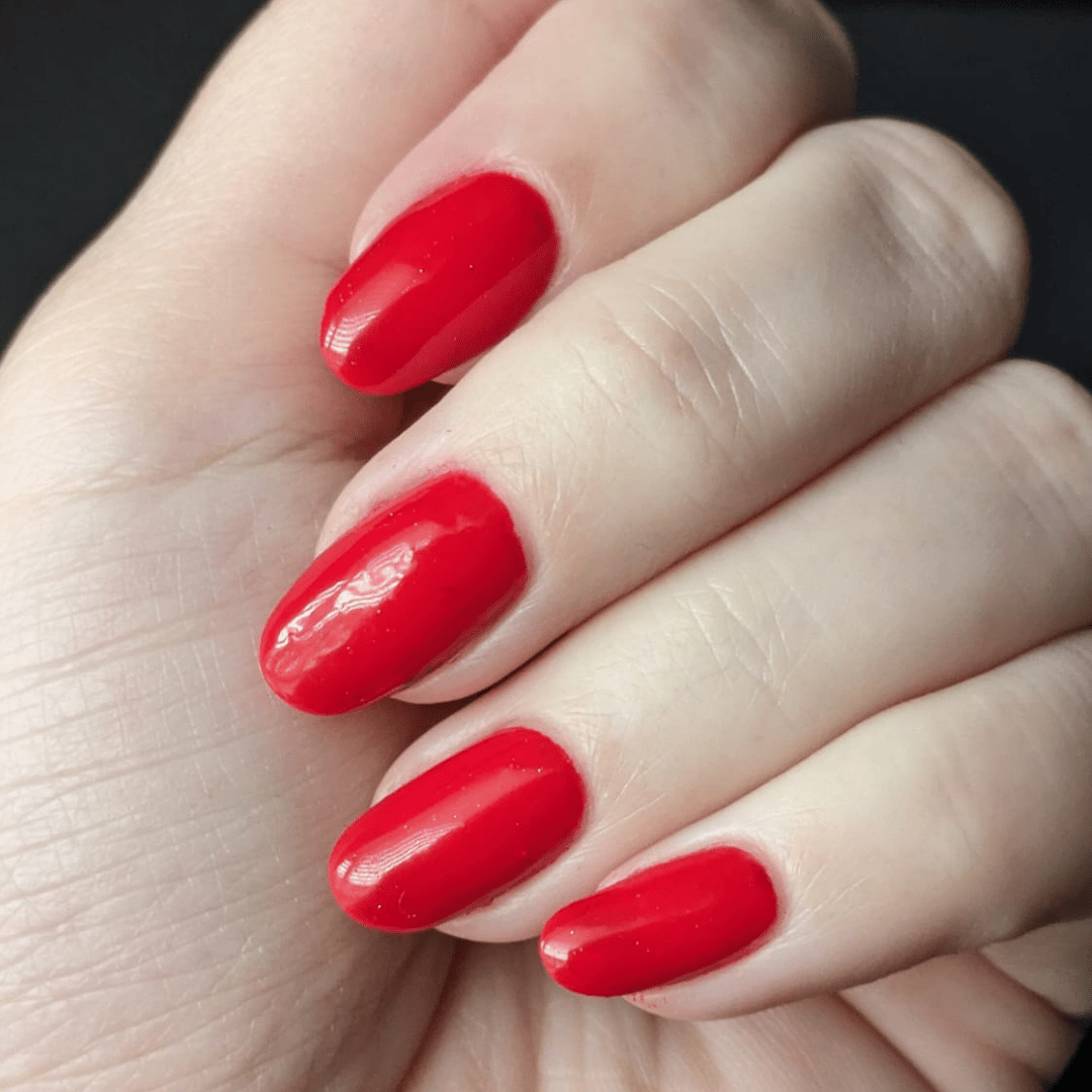 Luminous Red - Matte Neon Nail Powder
