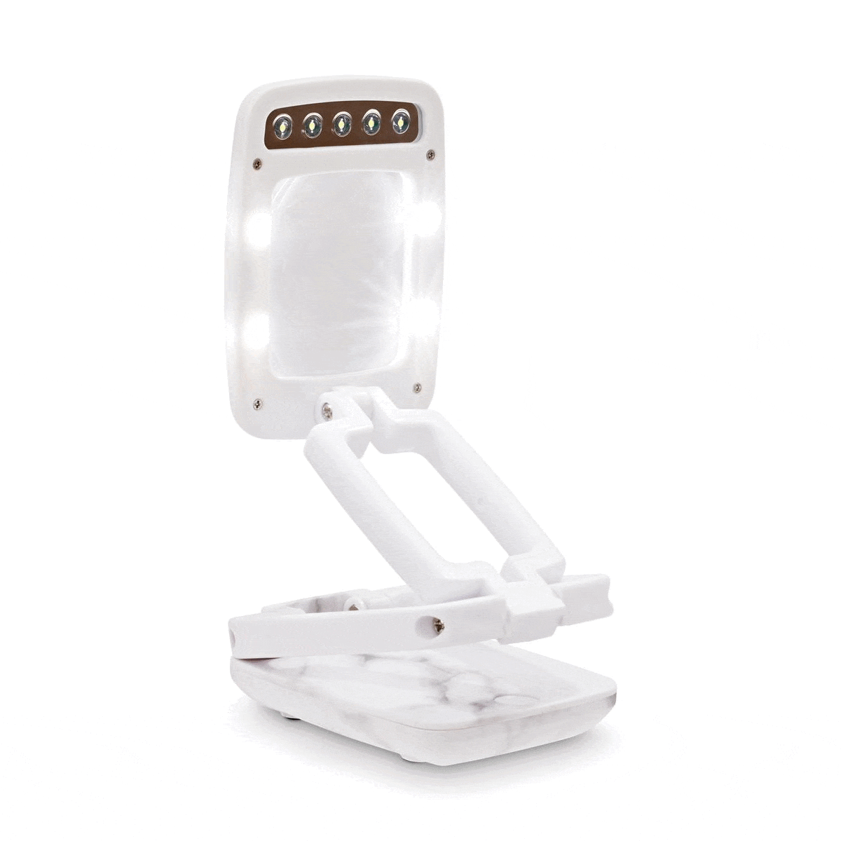 Precision magnifier with LED light