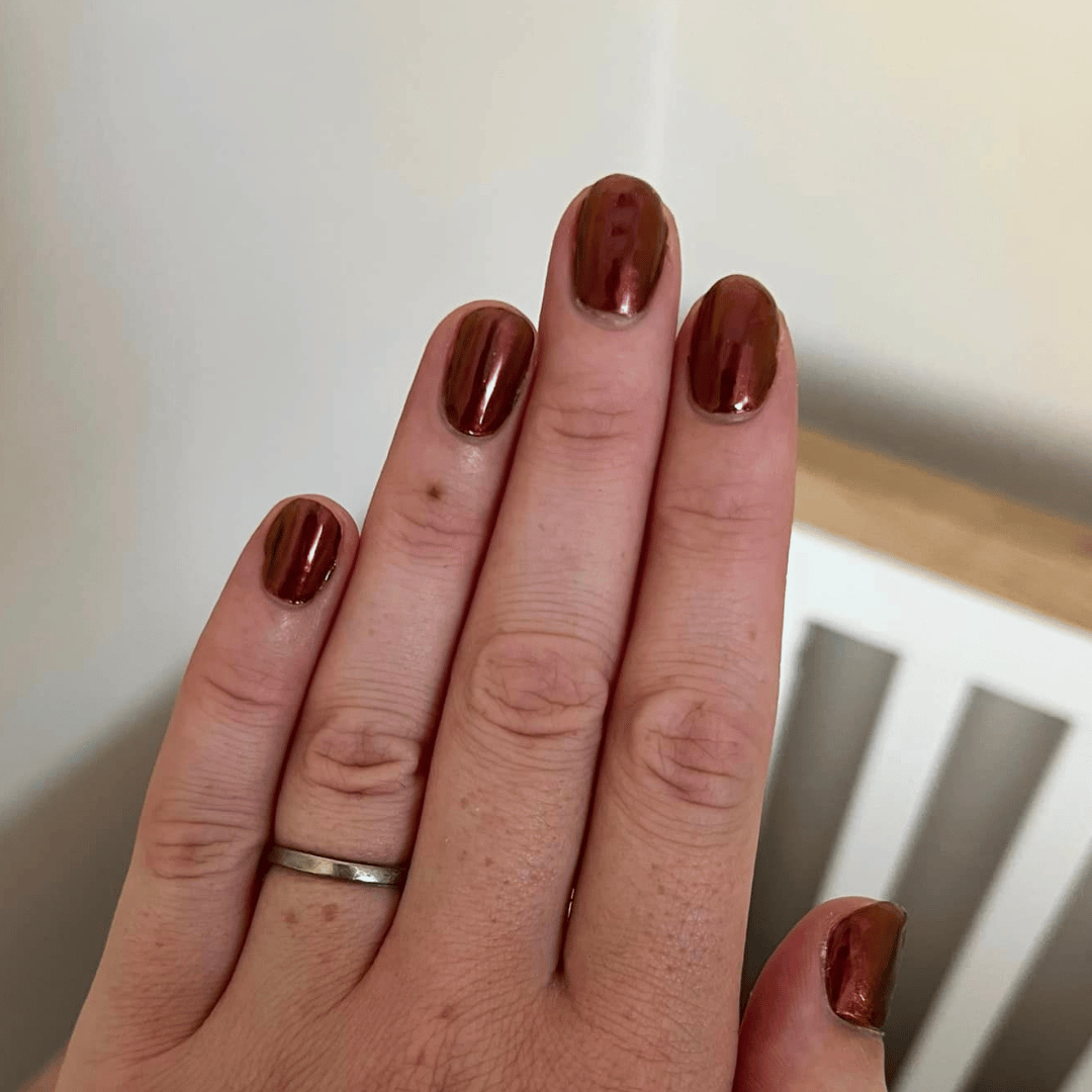 Maroon - Shade Shift Metallic Nail Powder
