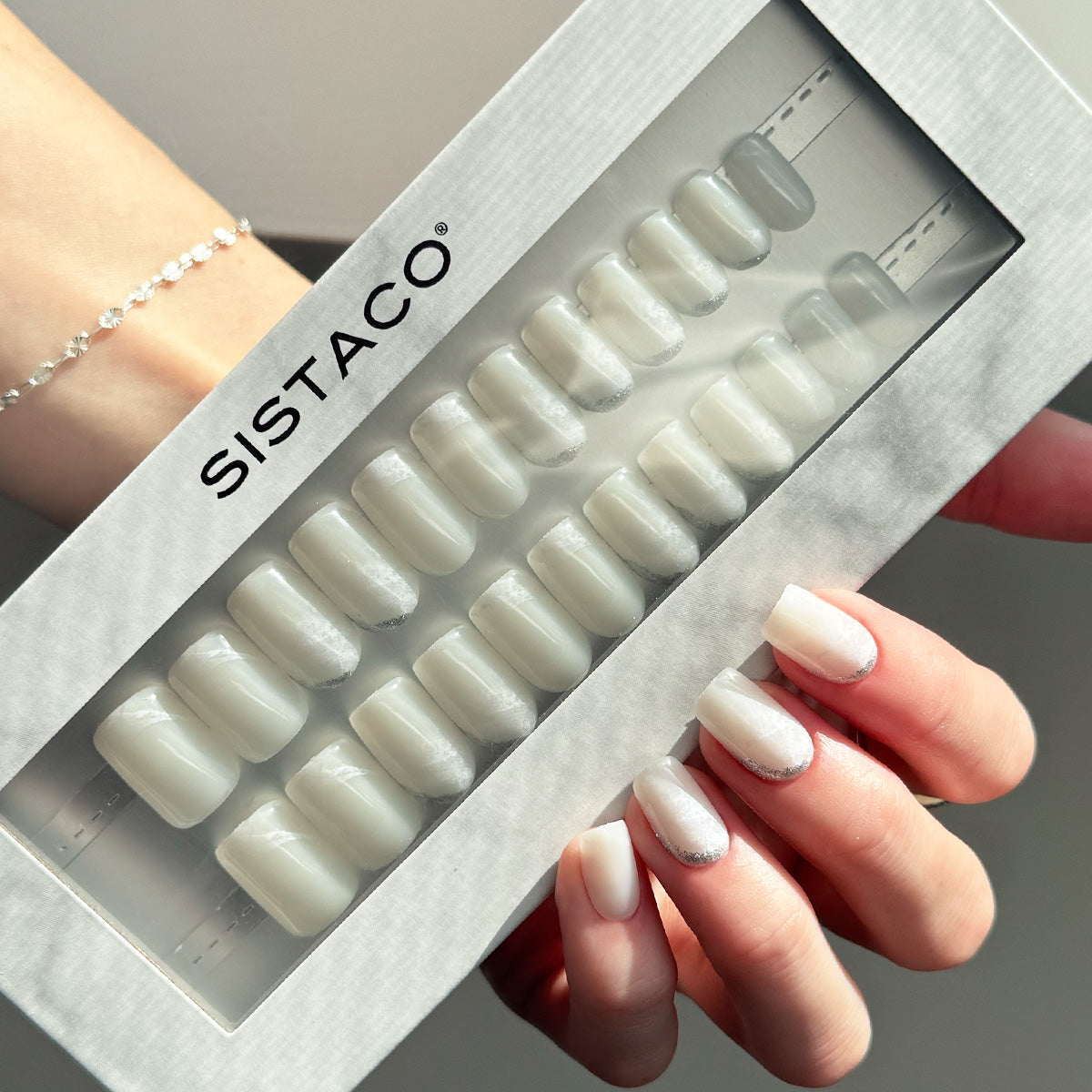 Milkstone - Square Sustainable Nails