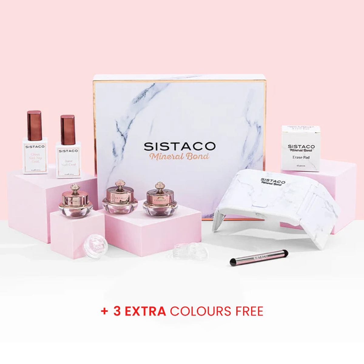 3 Colours Set + 3 FREE Colours