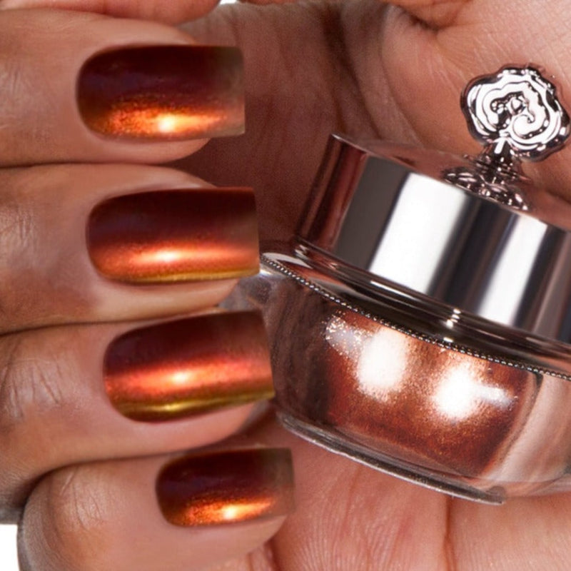 Saffron - Shade Shift Metallic Nail Powder - Pre Order