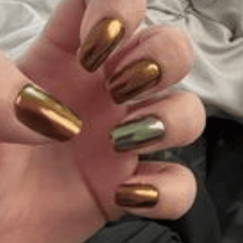 Saffron - Shade Shift Metallic Nail Powder - Pre Order