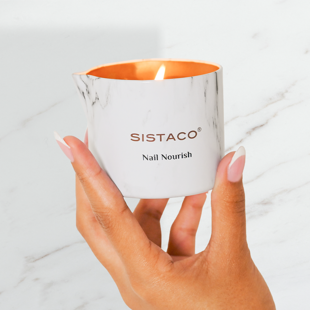 Nail Nourish Candle - Geranium + Sweet Orange