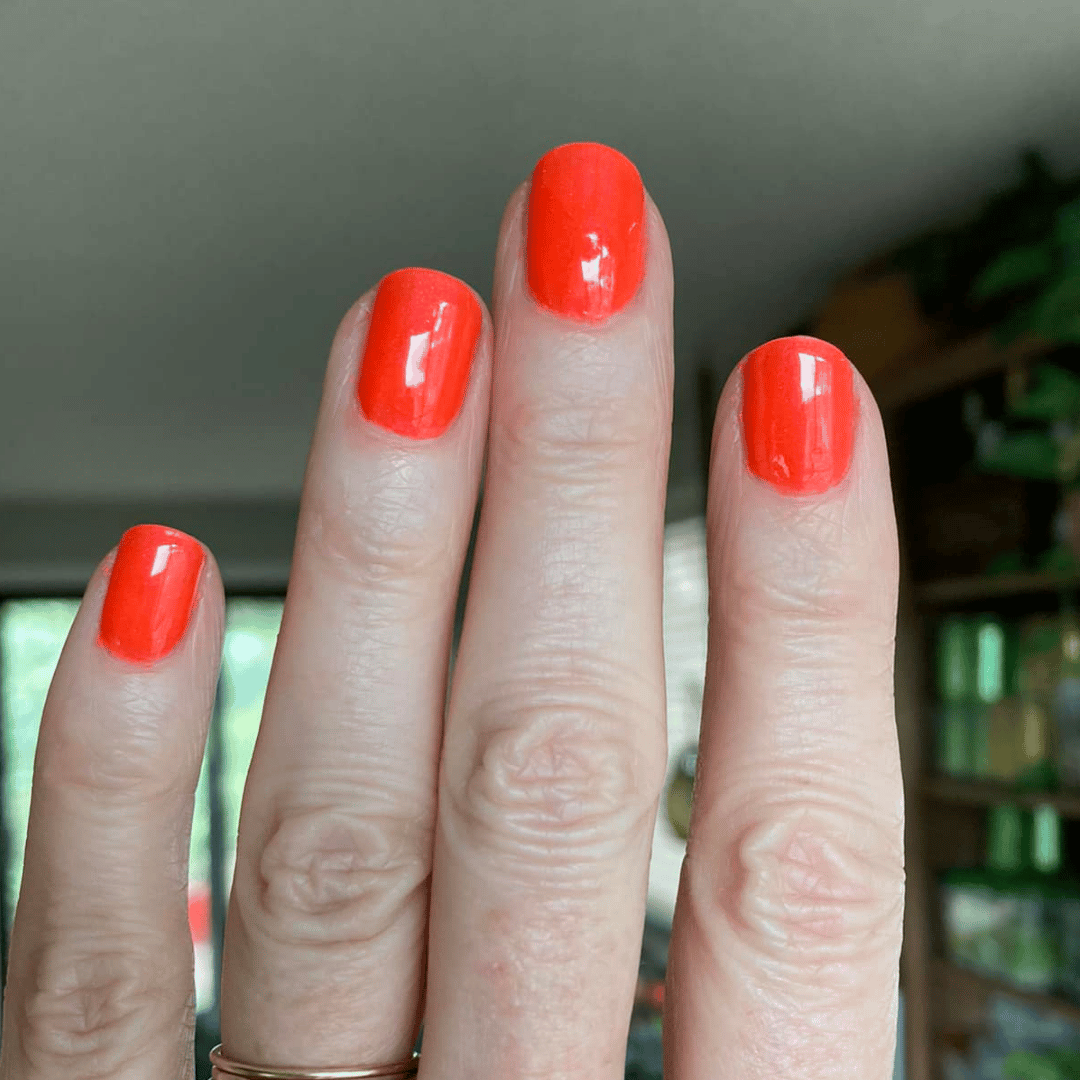 Vibrant Orange  - Matte Neon Nail Powder