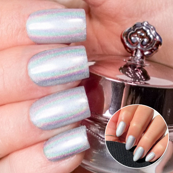 Sterling - Holographic Nail Powder - Pre Order