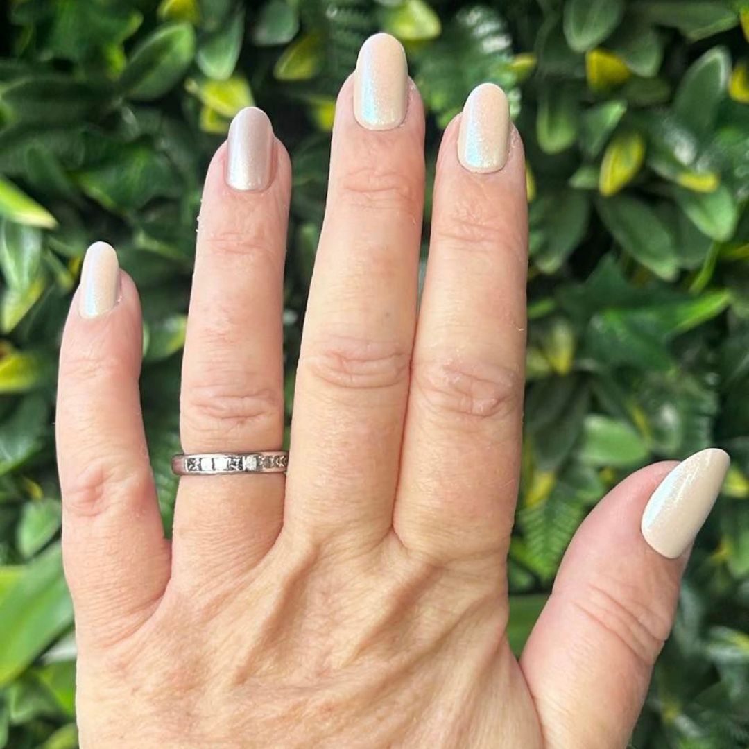 Chiffon Glazed - Oval - Sustainable Nails