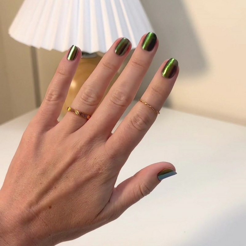 Jade - Shade Shift Metallic Nail Powder - Pre Order