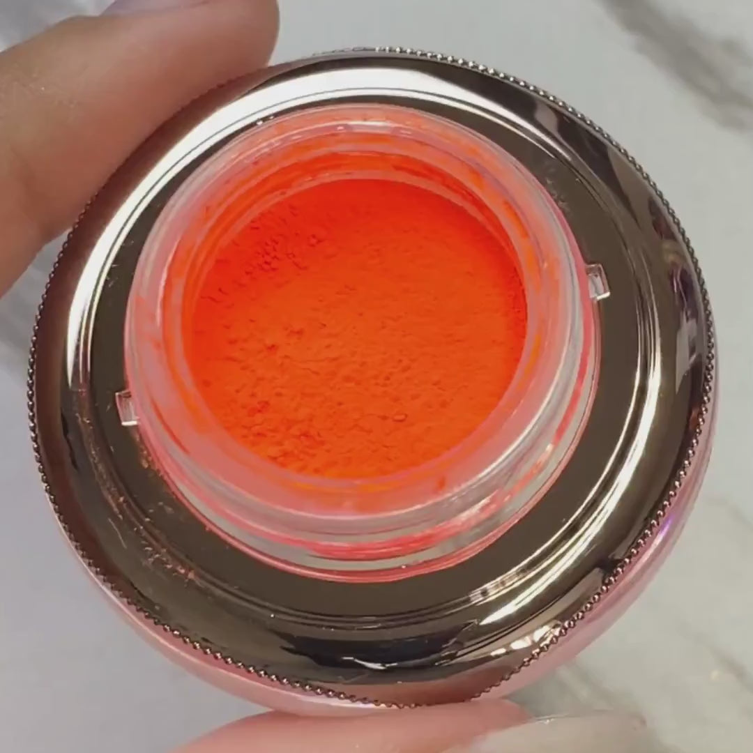 Vibrant Orange  - Matte Neon Nail Powder