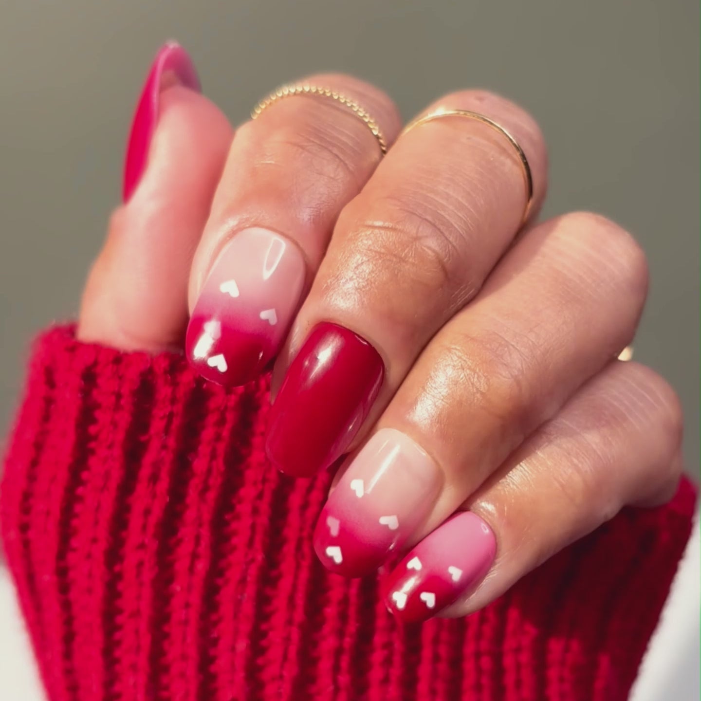 Blushing Bouquet - Oval Medium - Sustainable Nails