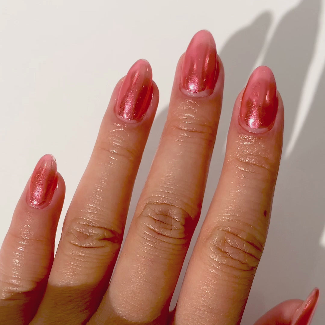 Candy Red - Metallic Nail Powder