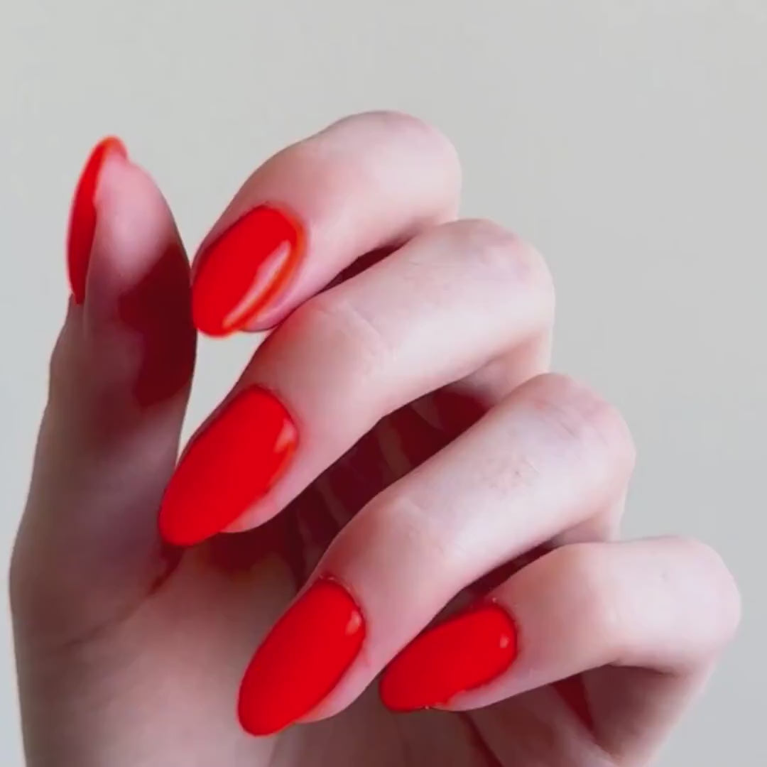 Vibrant Orange  - Matte Neon Nail Powder