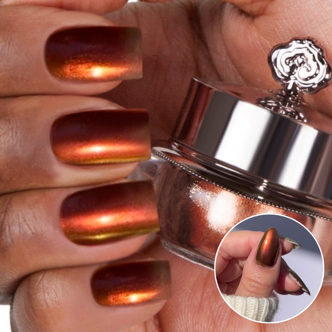 Saffron - Shade Shift Metallic Nail Powder - Pre Order