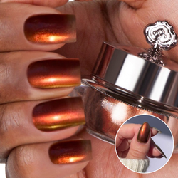 Saffron - Shade Shift Metallic Nail Powder - Pre Order